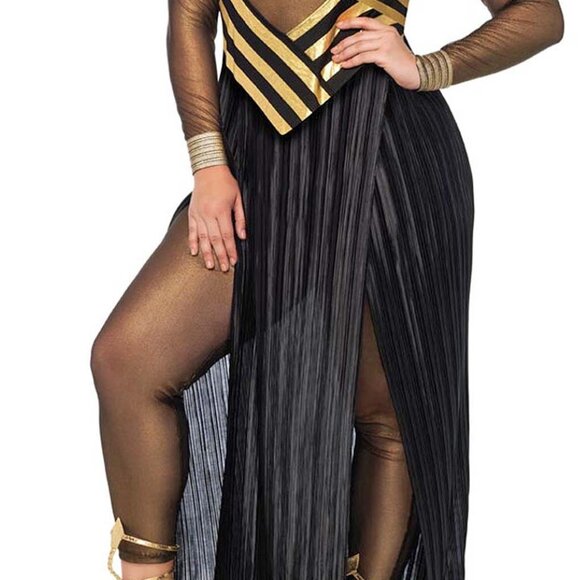 Nile Queen Costume Womens Plus Sizes 1x 2x 3x 4x Halloween Cosplay Roleplay - Picture 10 of 10